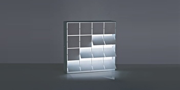 Cubrik 16 Wall Lamp by Santa and Cole Lamps